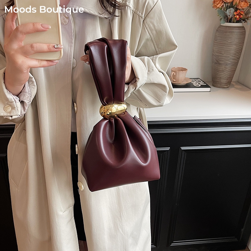 Luxury Bags Consignment - MOODS Elegantกระเป๋าผู้หญิง2024 Luxury Designerกระเป๋าและกระเป๋าถือหนังPUนุ่มงานแต่งงานDinner Partyคลัทช์