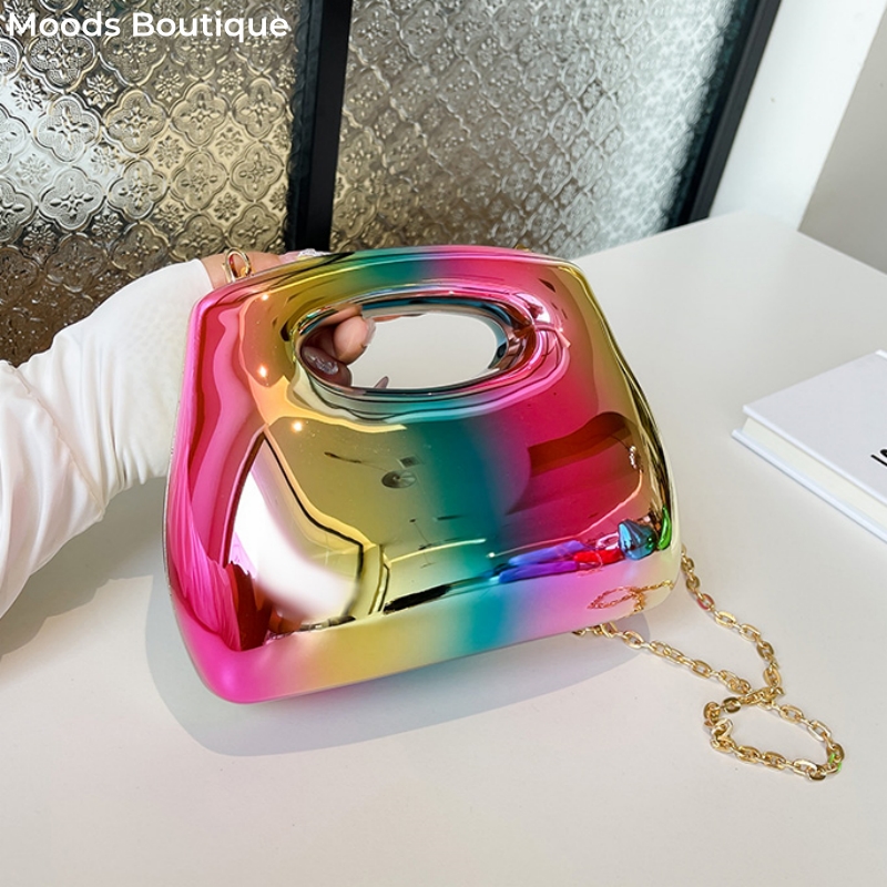Luxury Bags Consignment - กระเป๋ากระเป๋าถืองานเลี้ยงกลางคืนสำหรับผู้หญิงกระเป๋าถือและกระเป๋าเงินแบรนด์ Moods หรูหรากระเป๋าสะพายไหล่ rantai akrilik สำหรับงานแต่งงานงานเลี้ยงอาหารค่ำ