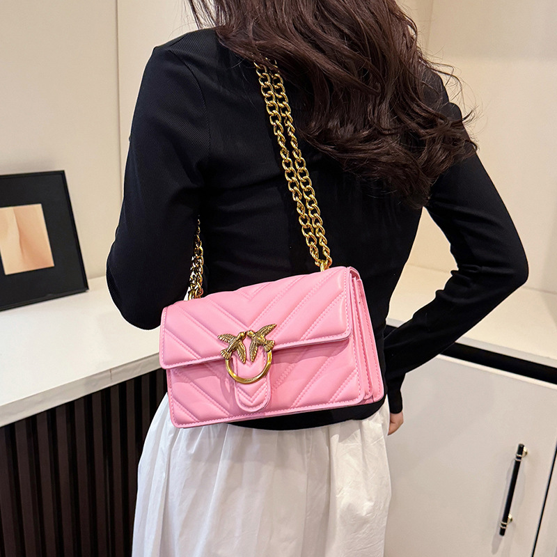 Luxury Bags For School - กระเป๋าสะพายไหล่ Feiyan กระเป๋าสะพายโซ่ กระเป๋าผู้หญิง Xiaoxiangfeng กระเป๋าสะพายไหล่แบบใหม่