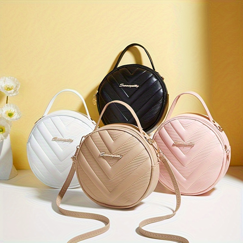กระเป๋าถือแฟชั่นสตรีแบบทอขนาดเ - Structured Handbag Top Handle บทวิจารณ์และราคา