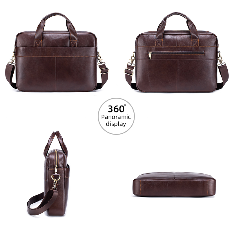 กระเป๋าเอกสารผู้ชายหนังแท้ กระ - Luxury Bags For School บทวิจารณ์และราคา