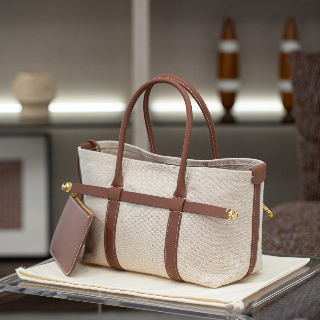 กระเป๋าถือหนังวัวแท้ ดีไซน์แบร - Luxury Bags Old Money บทวิจารณ์และราคา