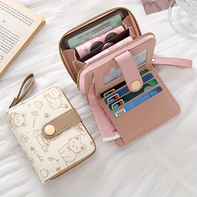 กระเป๋าสตางค์ผู้หญิง กระเป๋าใส - Wristlet Wallet Zipper บทวิจารณ์และราคา