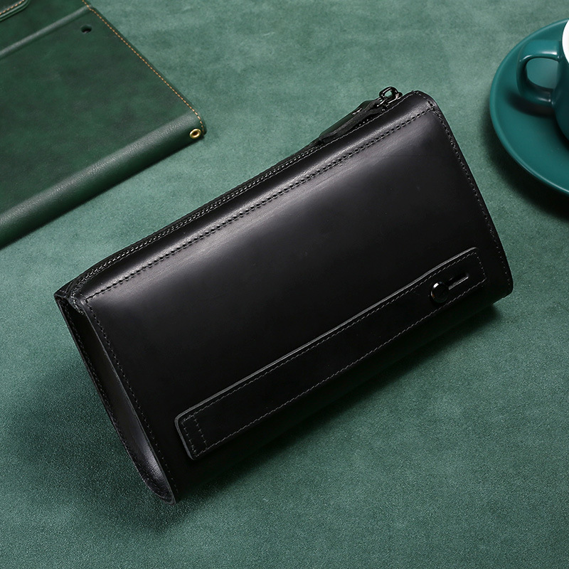 กระเป๋าคลัทช์ผู้ชายทรงยาว กระเ - Wristlet Wallet Zipper บทวิจารณ์และราคา