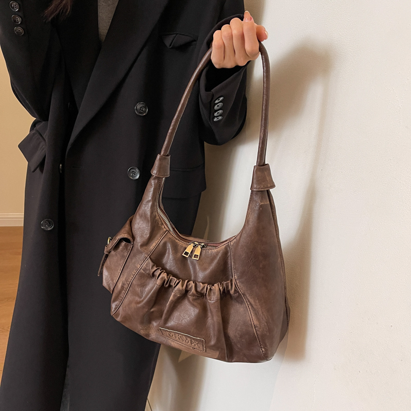 Distressed Vintageไหล่กระเป๋าผ - Luxury Bags Consignment บทวิจารณ์และราคา