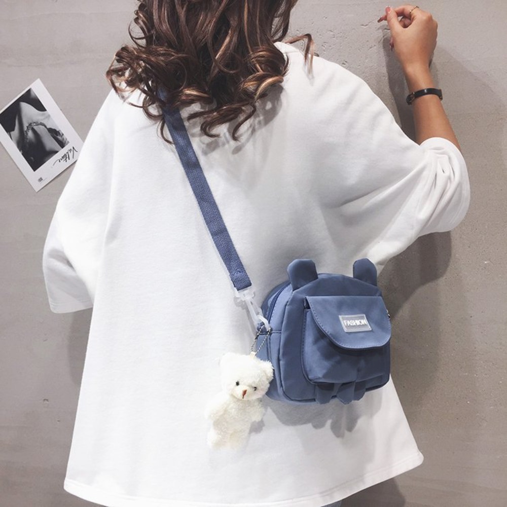 Female Cute Pouch Crossbody Ba - Wristlet Wallet Zipper บทวิจารณ์และราคา