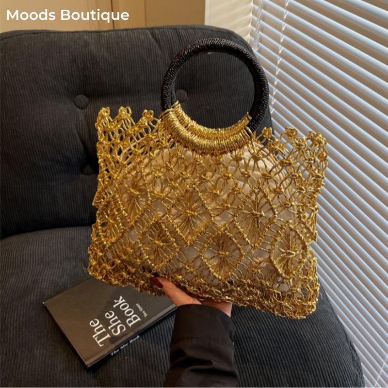 MOODS Handmade ทอออกแบบรอบกระเ - Luxury Bags Consignment บทวิจารณ์และราคา