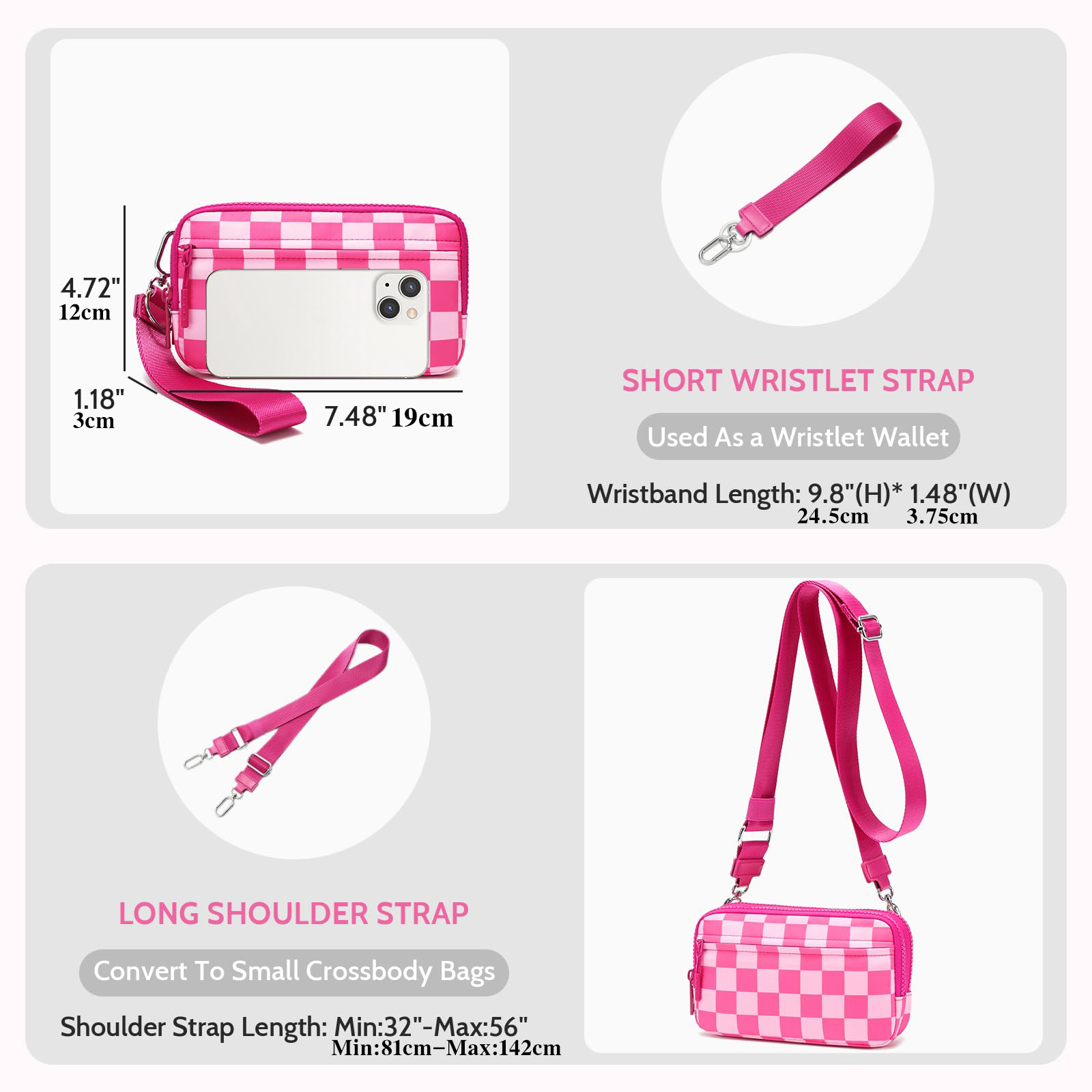 [กระเป๋าสตางค์แบบคล้องมือ DOYO - Wristlet Wallet Zipper บทวิจารณ์และราคา
