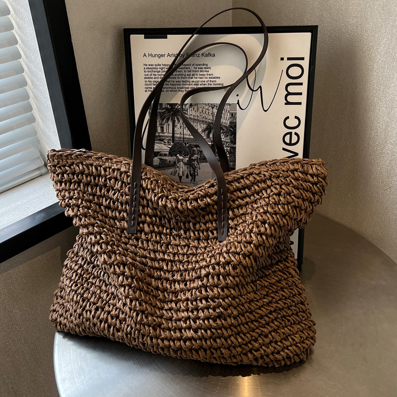 ฟางทอ Tote กระเป๋า Casual ขนาด - Luxury Bags Shopping บทวิจารณ์และราคา