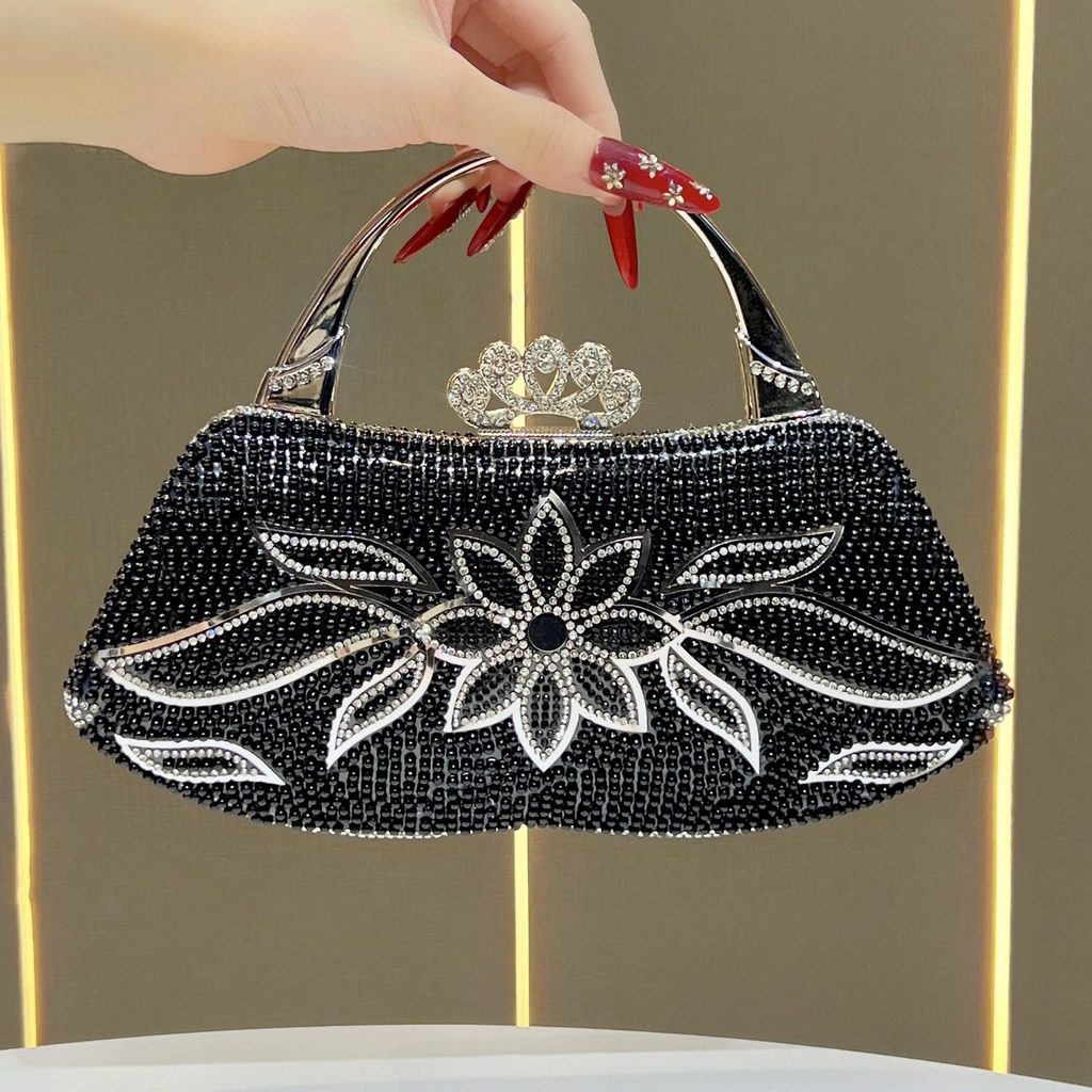 กระเป๋าถือหูหิ้วลายดอกไม้สำหรั - Structured Handbag Top Handle บทวิจารณ์และราคา