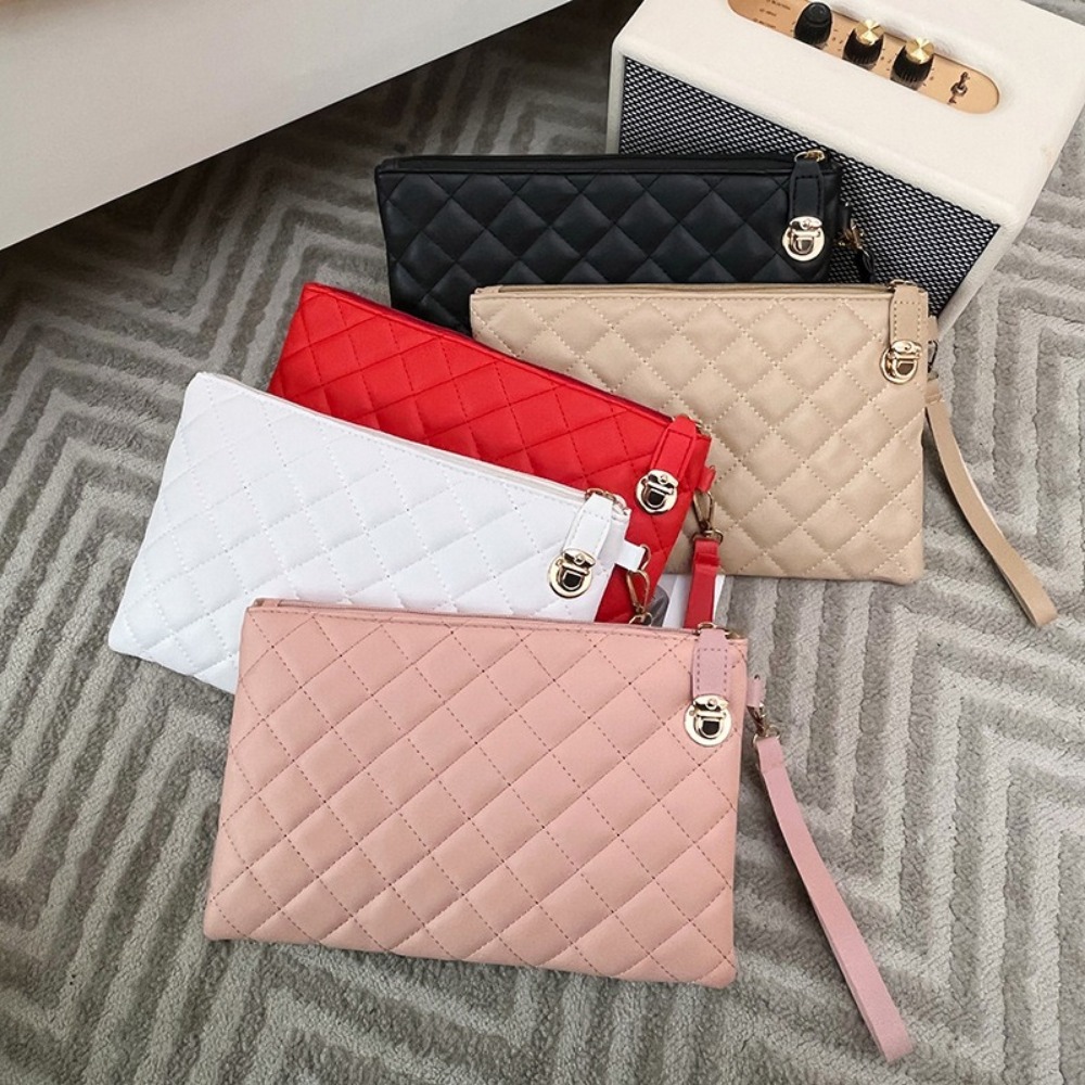 กระเป๋าสตางค์ผู้หญิงแฟชั่น กระ - Wristlet Wallet Zipper บทวิจารณ์และราคา