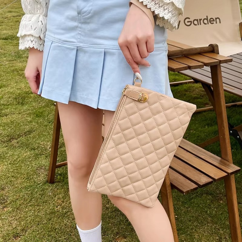 กระเป๋าสตางค์ผู้หญิงแฟชั่น กระ - Wristlet Wallet Zipper บทวิจารณ์และราคา