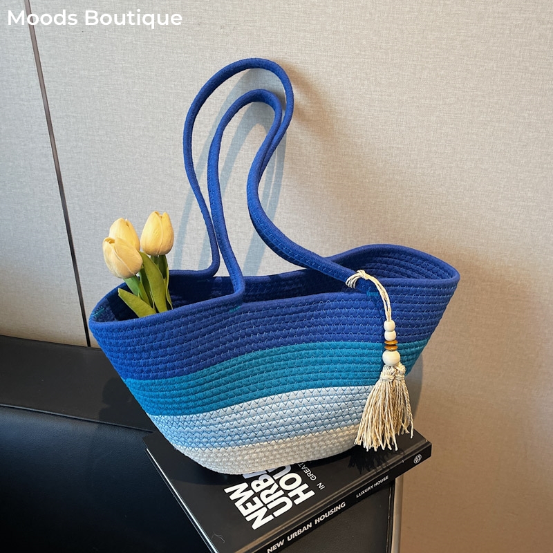 เชือกฝ้ายทอออกแบบไหล่ Tote กระ - Luxury Bags Consignment บทวิจารณ์และราคา