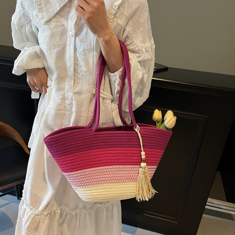 เชือกฝ้ายทอออกแบบไหล่ Tote กระ - Luxury Bags Consignment บทวิจารณ์และราคา