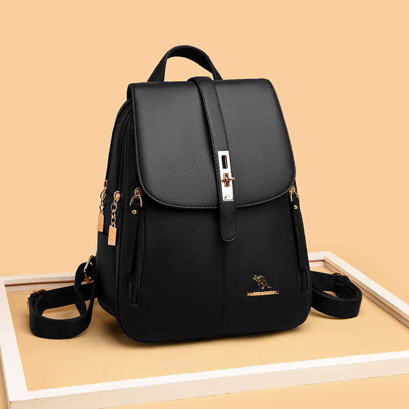 กระเป๋าเป้สะพายหลังหนังวินเทจส - Luxury Bags For School บทวิจารณ์และราคา