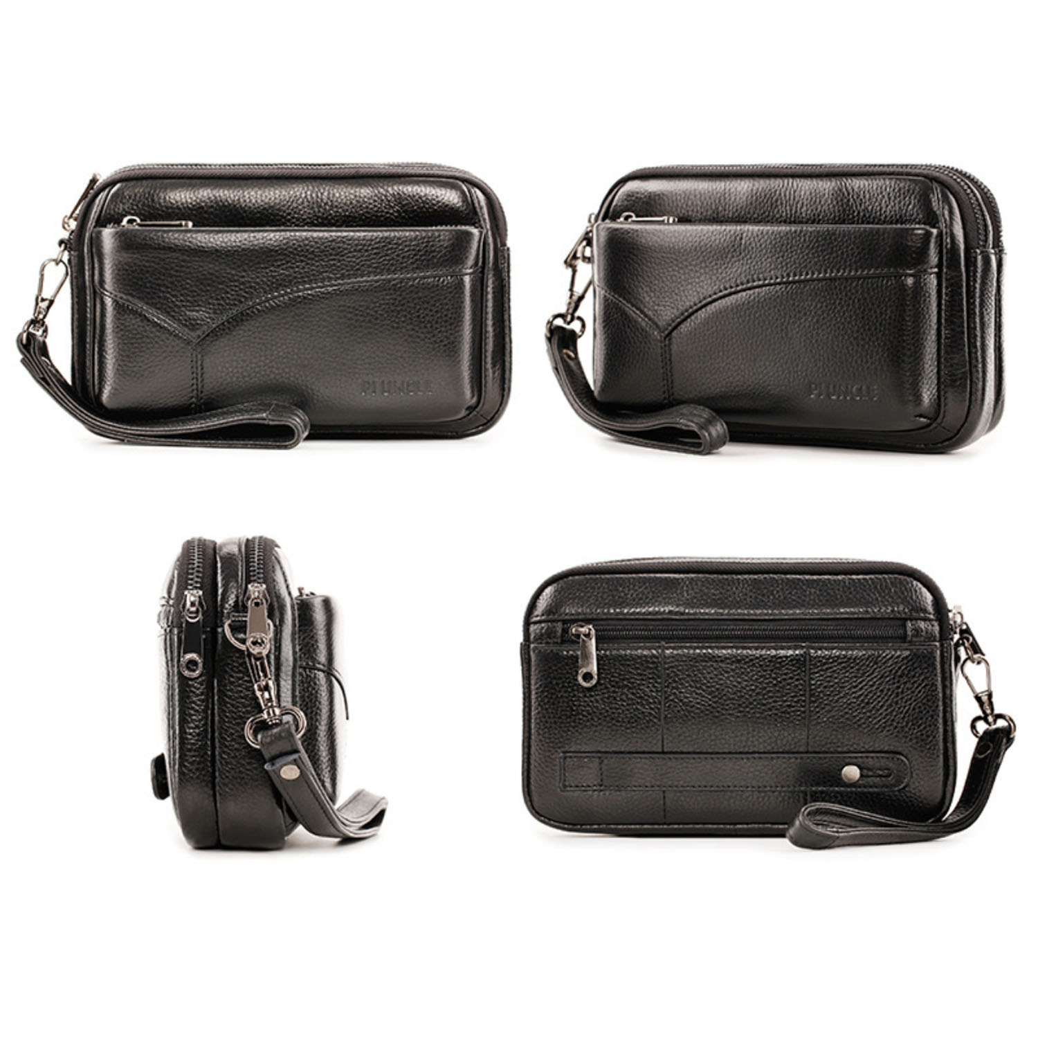 กระเป๋าคลัทช์ธุรกิจแฟชั่นหนังแ - Wristlet Wallet Zipper บทวิจารณ์และราคา