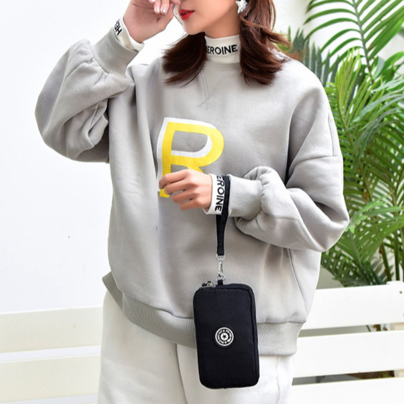 กระเป๋าสตางค์พิมพ์ลายดอกไม้สุด - Wristlet Wallet Zipper บทวิจารณ์และราคา