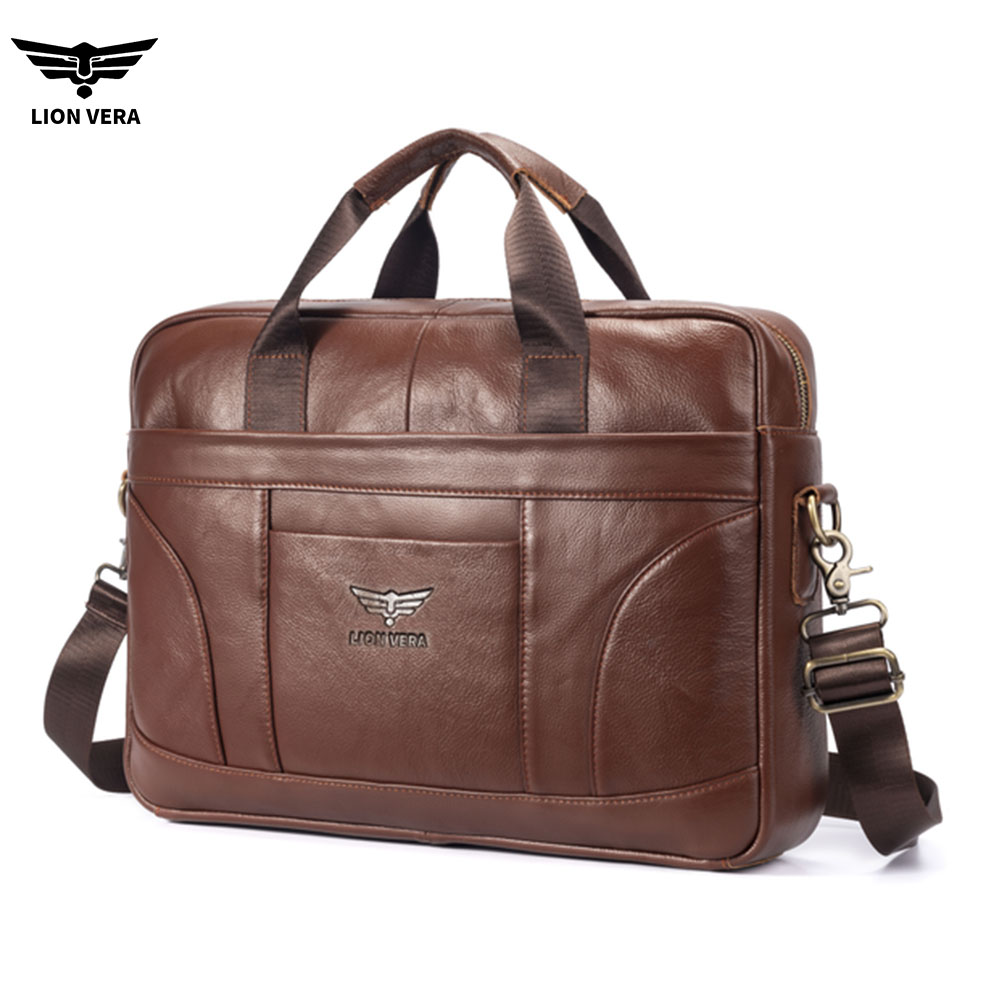 LION VERA กระเป๋าเอกสารหนังแท้ - Luxury Bags For School บทวิจารณ์และราคา