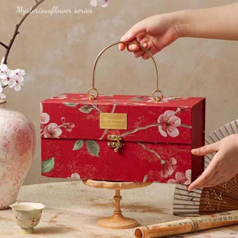 กล่องของขวัญโลหะหลากสีแบบหนา ก - Luxury Bags For School บทวิจารณ์และราคา