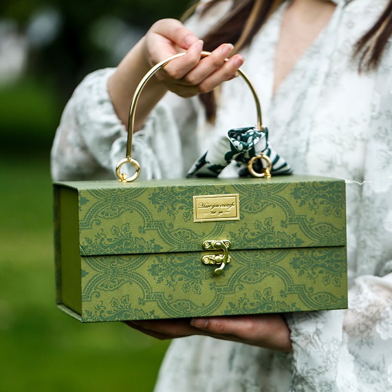 กล่องของขวัญโลหะหลากสีแบบหนา ก - Luxury Bags For School บทวิจารณ์และราคา