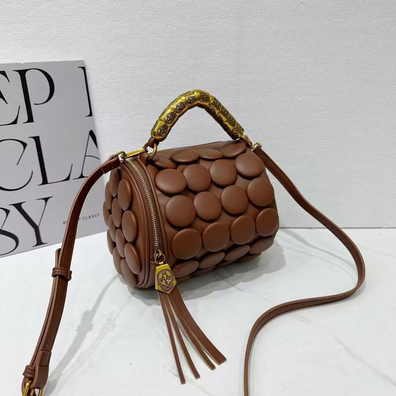 กระเป๋าถือหนังทรงกลมแบบย้อนยุค - Luxury Bags Youtube บทวิจารณ์และราคา